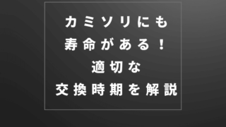 カミソリ　交換時期